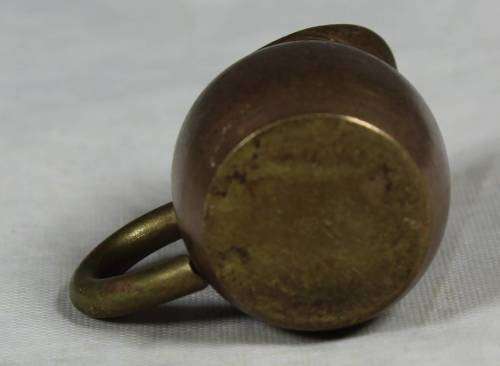 Miniature brass milk jug