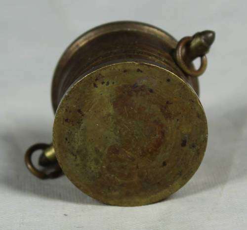 MINIATURE BRASS-SAND BUCKET BID NOW!