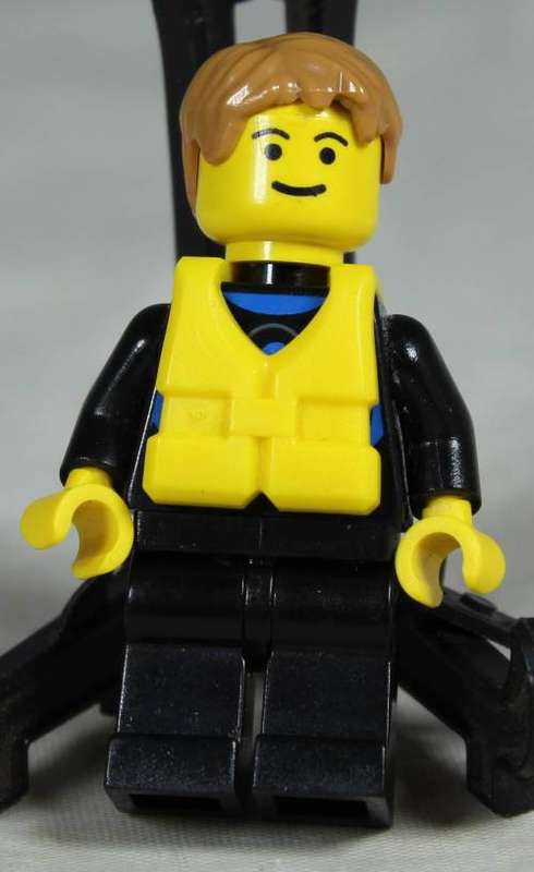 Lego mini figurine - Coast guard in wetsuit (CTY0413)