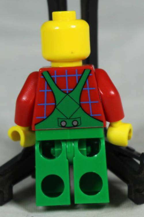 Lego mini figurine - Farmer in green overalls (Winter village cottage CTY0326)