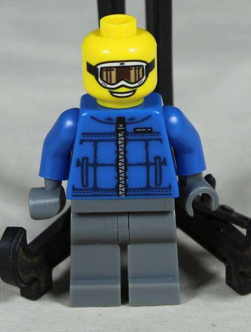 Lego mini figurine - Snowboarder guy series 5
