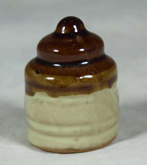 Miniature pottery container