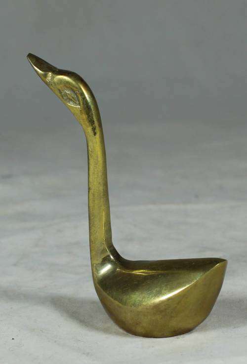 MINIATURE-BRONZE SWAN-BID NOW!