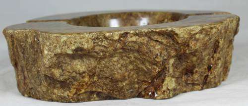Genuine alabaster hand carved ashtray