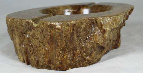 Genuine alabaster hand carved ashtray