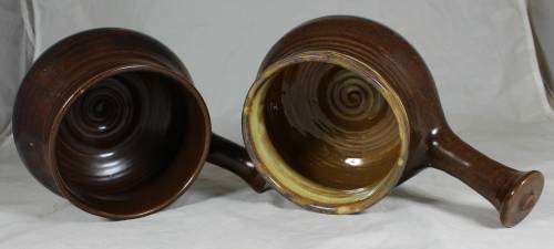 Pair of large soup bowls