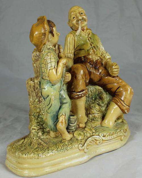 Nature craft - father and son