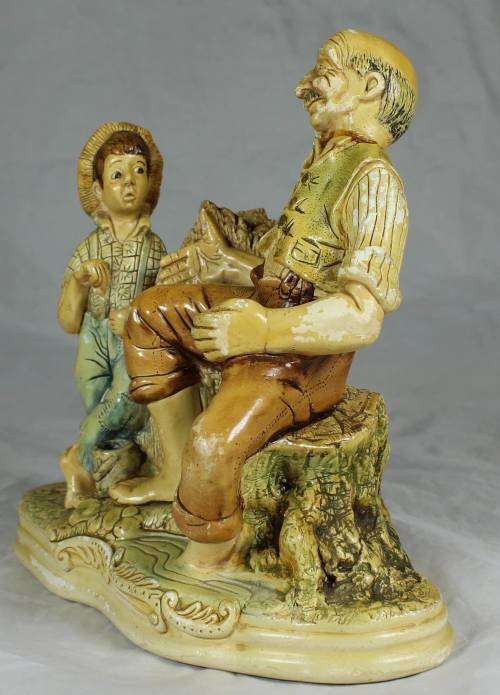 Nature craft - father and son