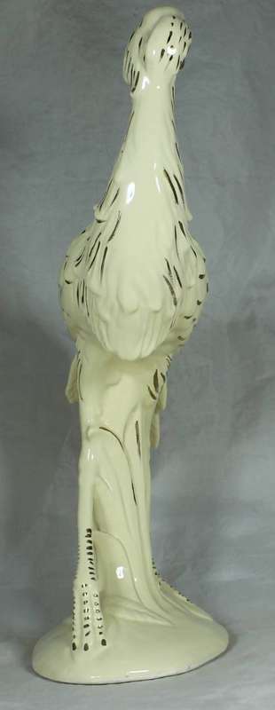 Large porcelain peacock