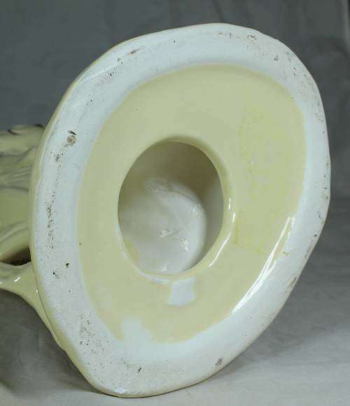 Large porcelain peacock