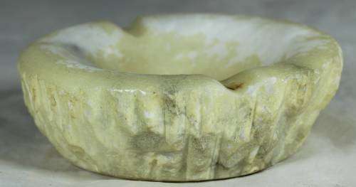 Corno alabaster ashtray made in Italy