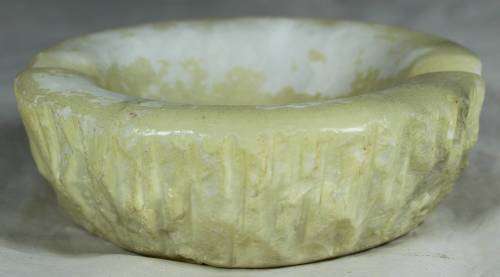 Corno alabaster ashtray made in Italy