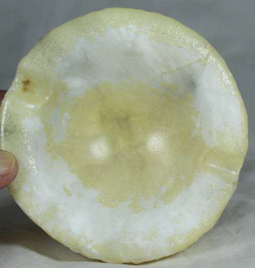 Corno alabaster ashtray made in Italy