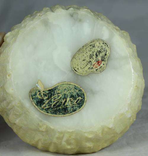Corno alabaster ashtray made in Italy