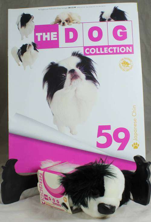The dog artist collection with magazine - Japanese chin #59