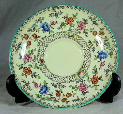 COPELAND SPODE ROYAL JASMINE LARGE SAUCER MADE IN ENGLAND(BEAUTIFUL) BID NOW!