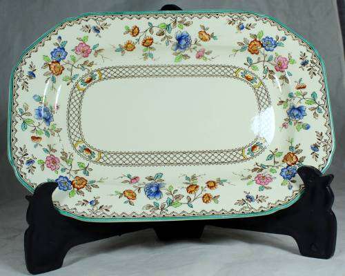 COPELAND SPODE ROYAL JASMINE SMALL PLATTER MADE IN ENGLAND(BEAUTIFUL) BID NOW!
