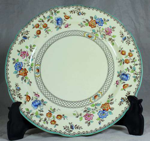 COPELAND SPODE ROYAL JASMINE DINNER PLATES MADE IN ENGLAND(BEAUTIFUL) BID NOW!