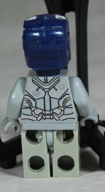 LEGO MINI FIGURINE-WAR MACHINE IN A SILVER JUMP SUITE SH066 BID NOW!!