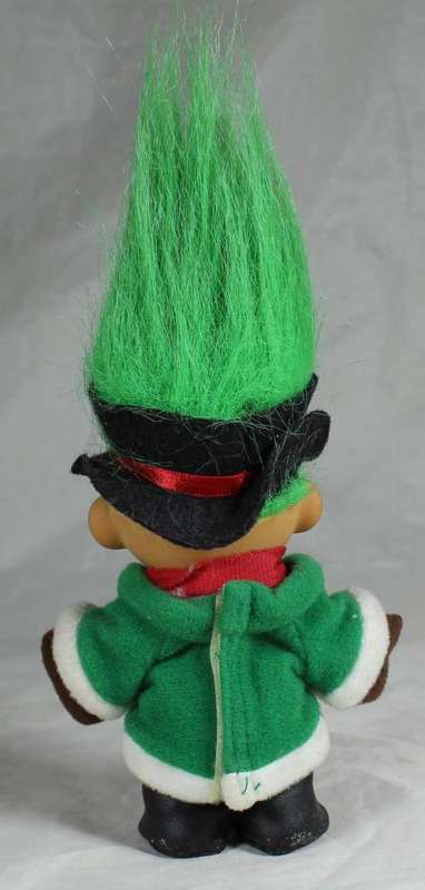 Russ Troll Doll Made In China - Christmas Caroler Troll