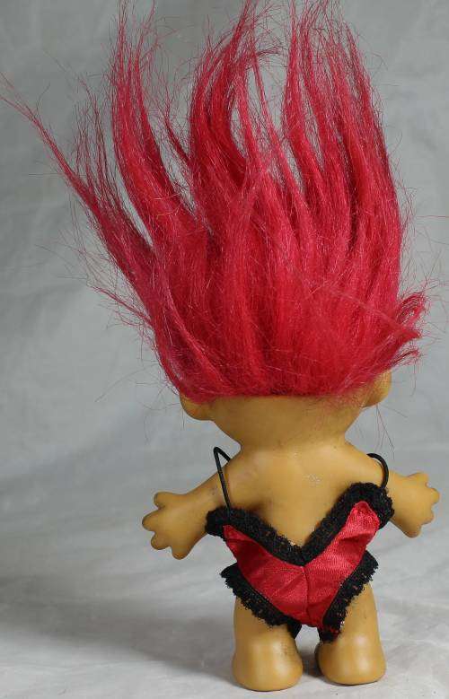 RUSS TROLL DOLL MADE IN CHINA-IN A LINGERIE TEDDY-BID NOW!