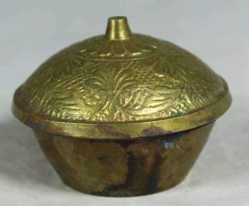 Brass portable ashtray