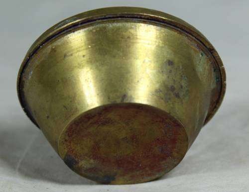 Brass portable ashtray