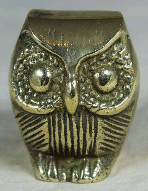 SMALL BRASS OWL (STUNNING) BID NOW!!!!!