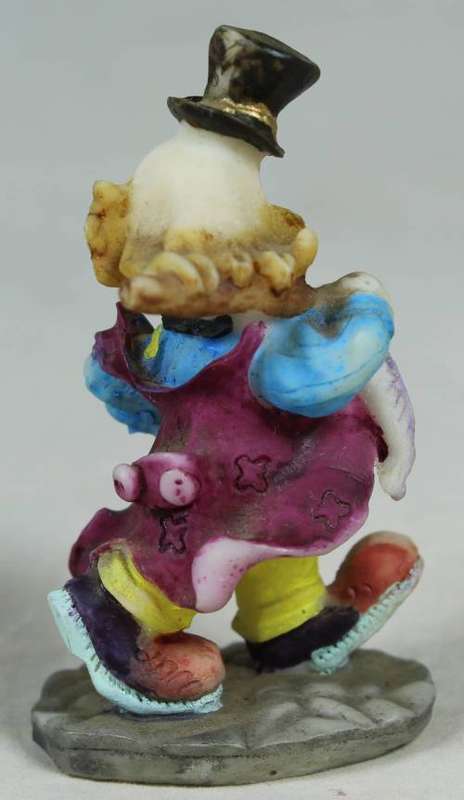 Miniature clown with a red nose