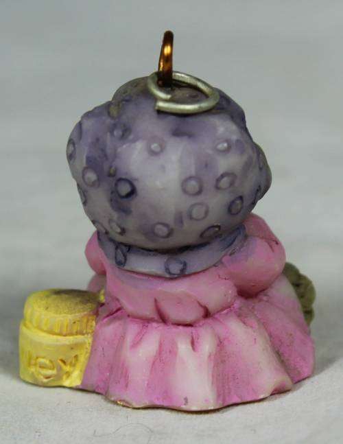Miniature bear with a hat - pendant