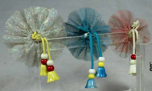 Miniature set of three smiling clowns