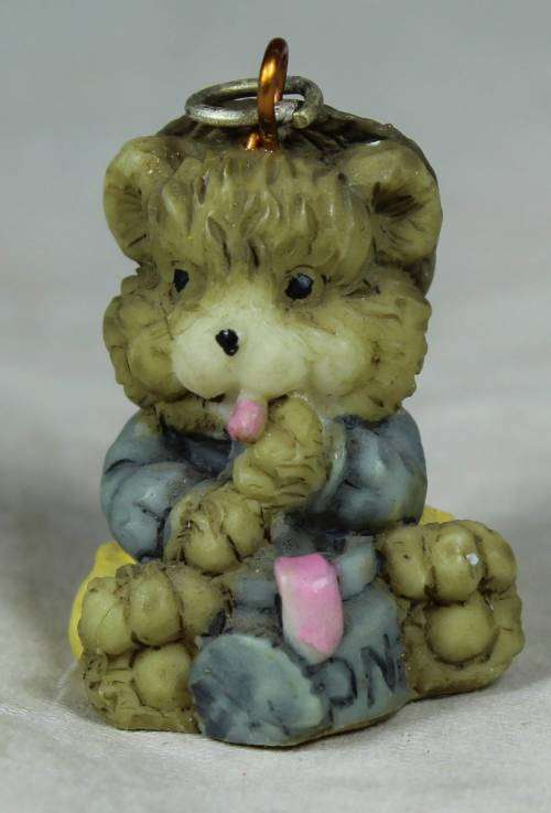 Miniature bear pendant