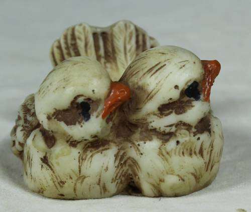 MINIATURE PAIR OF LOVEBIRDS (SO SWEET) BID NOW!!!