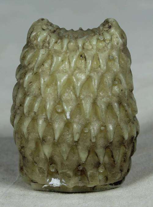 MINIATURE OWL WITH MOVING EYES (CREEPY) BID NOW!!!