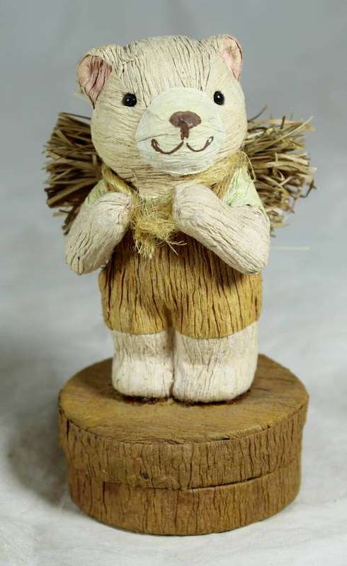 Girl bear with a trinket box underneath