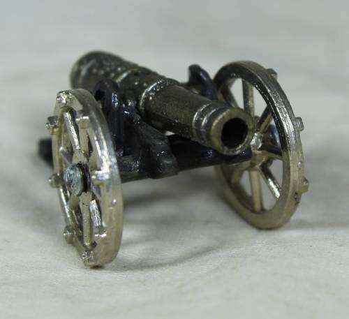 Miniature metal cannon