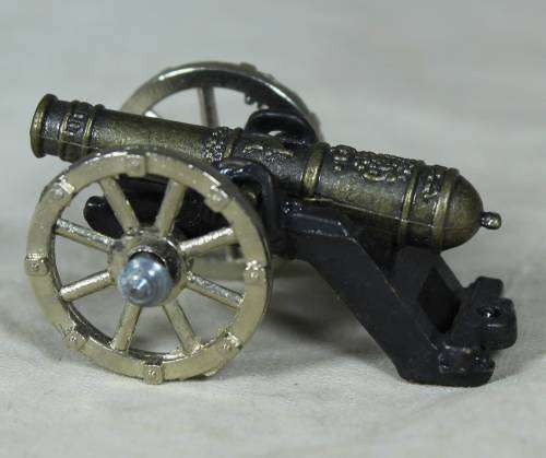Miniature metal cannon