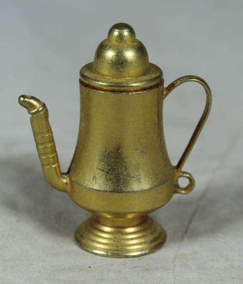 MINIATURE BRASS COFFEE POT-BID NOW!!