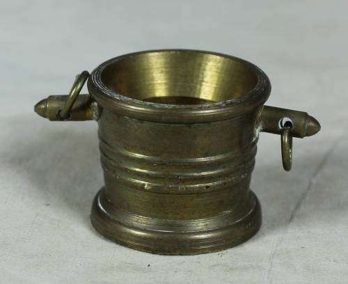 Miniature brass sand bucket