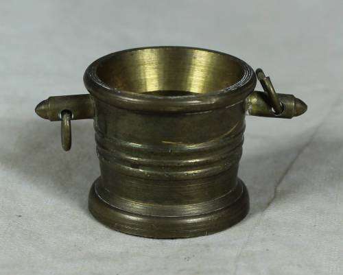 Miniature brass sand bucket