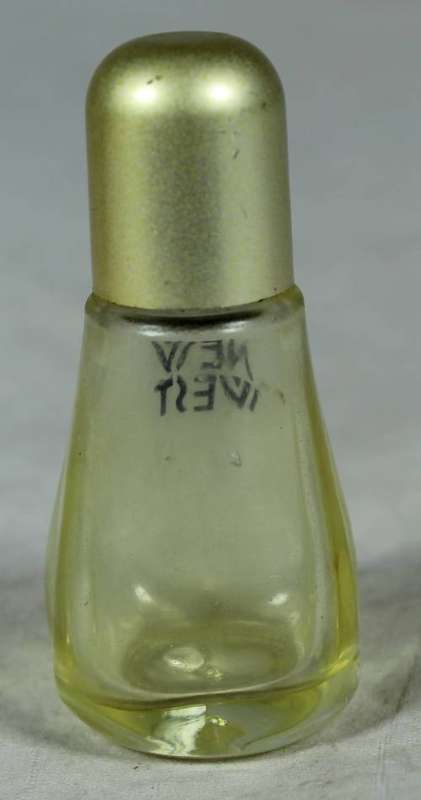 MINIATURE NEW WEST EMPTY PERFUME BOTTLE(BEAUTIFUL) BID NOW!!