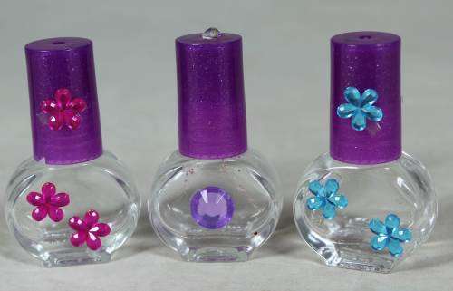 MINIATURE TRIO OF EMPTY PERFUME BOTTLES (BEAUTIFUL) BID NOW!!