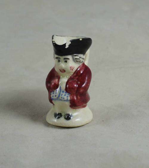 Miniature character jug - English