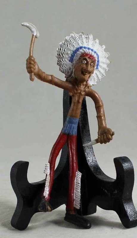 Vintage bendy American Indian