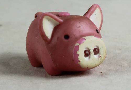 Piggy with built in light and sound