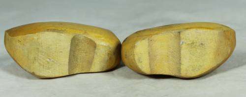 Pair of small Dutch wooden shoes