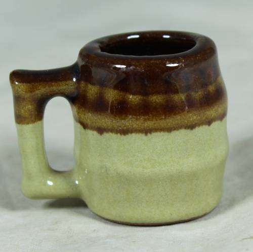 Miniature glazed mug