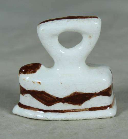 miniature glazed iron