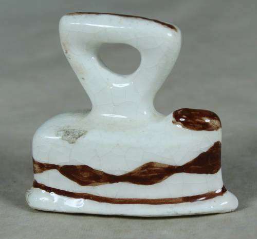 miniature glazed iron
