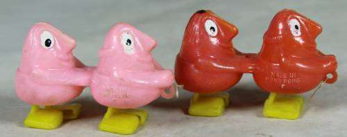 Pair of plastic pull alongs